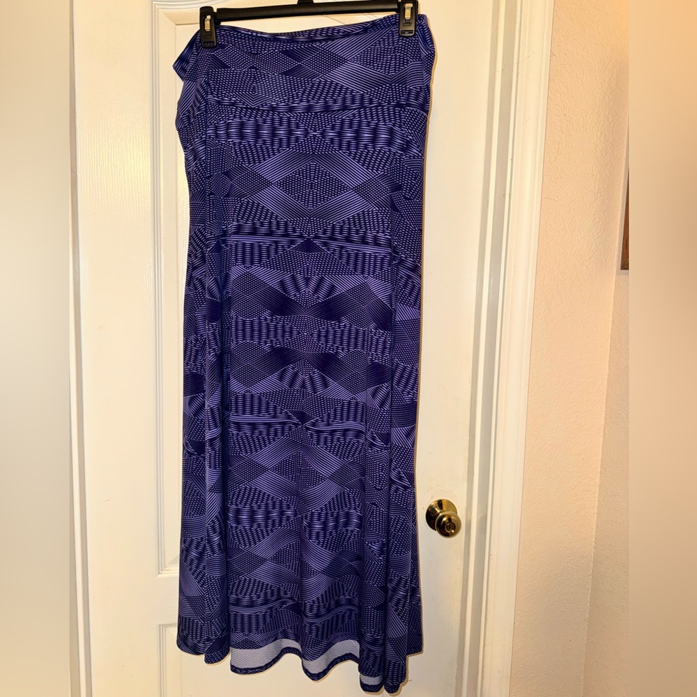 LuLaRoe Purple Maxi Skirt. EUC